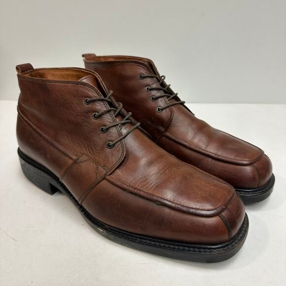 VERY GOOD VINTAGE Shellys London Chukka Boot Apron Toe Made in England 12 EU 46 - Picture 2 of 13